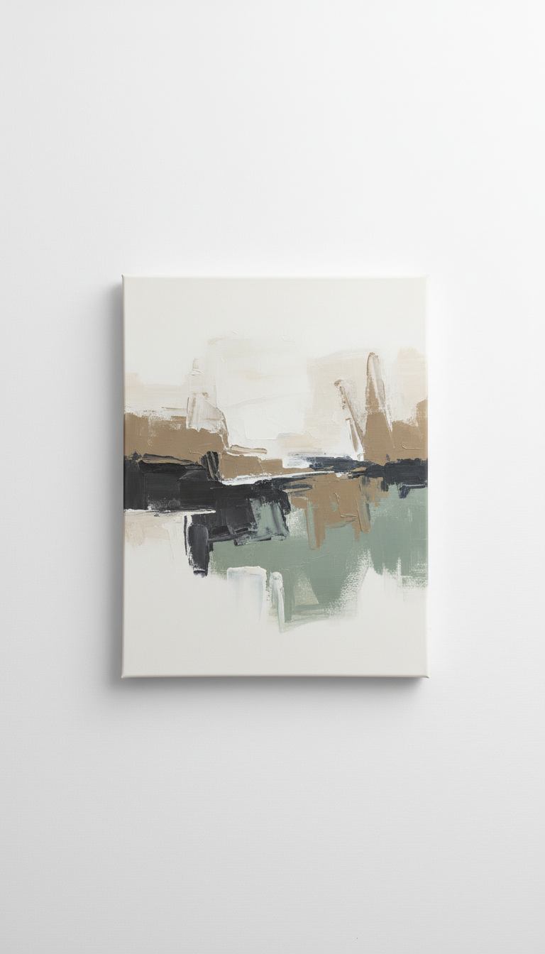 Gallery-Wrapped Canvas on Italian Linen