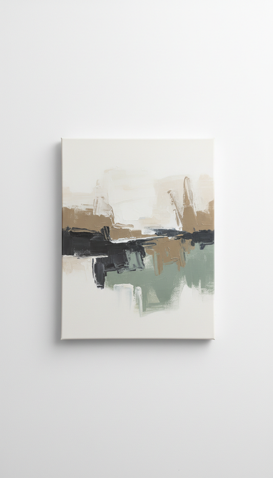 Gallery-Wrapped Canvas on Italian Linen