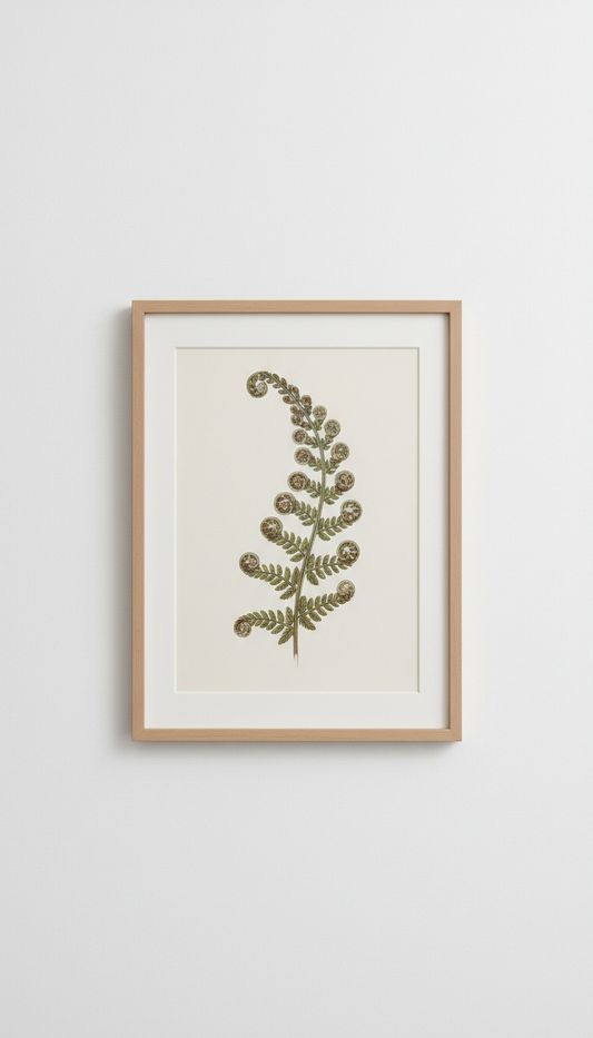 Framed Archival Print in Solid Maple